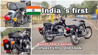 New Bullet 350 Into OLD Bullet 350  Tail Light modification royalenfield BulletTower [upl. by Llertac]