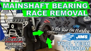 Harley Main Shaft Bearing Race Replacement  Harley Transmission  Kevin Baxter  Pro Twin Performan [upl. by Parrie]