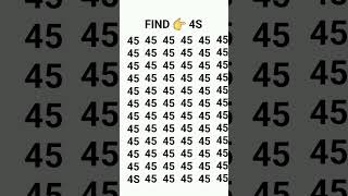 quot99 Cant Spot the 4S in 5 Seconds Can Youquot [upl. by Godfrey]