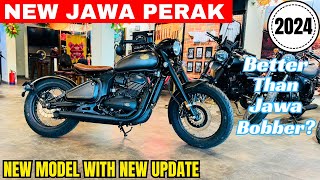 Finally 2024 Jawa Perak Detailed Review  New Updates  Price  Change  Features😱Better Than Bobber [upl. by Franzen]