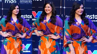 ZAREEN KHAN AT RED CARPET OF BOLLYWOOD HUNGAMA OTT FEST PANEL DISCUSSION 2024 [upl. by Stephana]