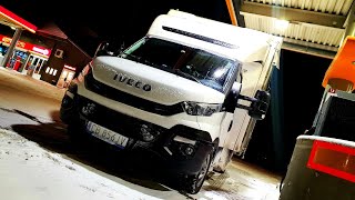 Trasa z Włoch do Szwecji przez Austria Niemcy Dania Iveco Daily 35S18 Busiarze 4k music travel [upl. by Yrtsed]