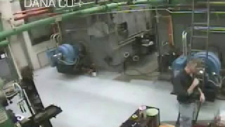 Boiler Explosion Surveillance Video [upl. by Juley]