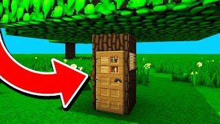 COMMENT VIVRE DANS UN ARBRE SUR MINECRAFT [upl. by Munshi]