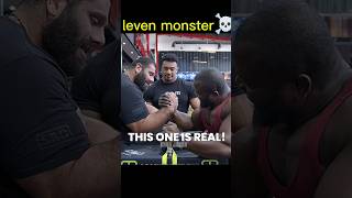 Leven saginashivli vs Nigeria monster armwrestling🥵armwrestling deniscyplenkov deven larratt [upl. by Etnemelc]