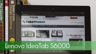 Wideo test i recenzja tabletu Lenovo IdeaTab S6000  techManiaKpl [upl. by Bonaparte]