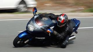 HONDA CBR1100XX Super BlackBird Cornering WINDING video movie [upl. by Shanna]