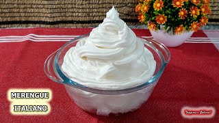 MERENGUE ITALIANO LA RECETA MÁS FÁCIL [upl. by Drewett339]