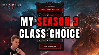 My Diablo 4 Season 3 Class Choice amp Why I play [upl. by Claretta]