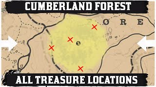 ALL Cumberland Forest Treasure Map Location [upl. by Consuelo780]