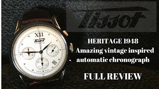 This Tissot Heritage 1948 Chronograph is a Stunner  Review [upl. by Ailimaj]