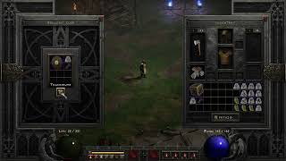 Diablo 2 Reincarnated Crafting rework Rune Crafting [upl. by Acinet]