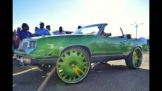 Freaknik 2017Montgomery AL Big rims kandy paint burnouts amp stuntin [upl. by Lamraj]