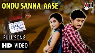 Ondu Sanna Aase  Video Song Krishnan Love Story  Krishna Ajai Rao  Radhika Pandit [upl. by Earahc]