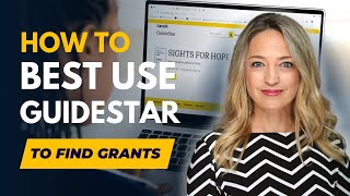 How to Use GuideStar to Find Grants [upl. by Nikkie471]