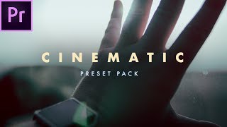 FREE Cinematic Preset Pack for Premiere Pro CC 2018  4K Crop Bars [upl. by Quickel]