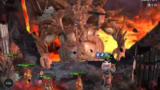 Raid Shadow Legends double Septimus Turvold ultimate nightmare clan boss [upl. by Nedroj]