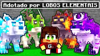 Adotado por LOBOS ELEMENTAIS no Minecraft [upl. by Ontine]