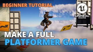 How to Make a SideScroller Platformer Game in Unreal Engine 5  Full Beginner Course [upl. by Plank]