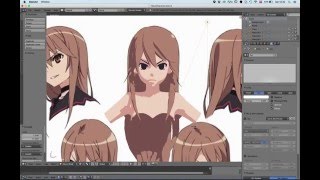 3D Anime Face and Head Modelling Practice x20 Blender [upl. by Aray256]