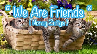 We Are Friends Nonoy Zuñiga Karaoke  4K [upl. by Nnauol509]