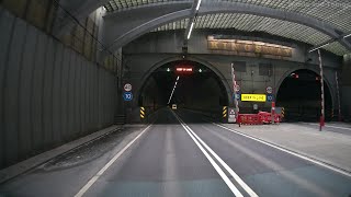 Kingsway tunnel WirralBirkenheadMerseysideLiverpool Cheshire pre 1974 England UK [upl. by Anayk]