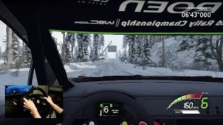 WRC 7  Rally Sweden Epic Stage  Flat Out Over Colins Crest  Citroen C3 WRC [upl. by Chrysa]