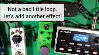 MOOER MICRO LOOPER 2 quick demo [upl. by Korney]