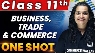 Business Trade amp Commerce in 1 Shot  Everything Covered  Class 11th Business Studies🔥 [upl. by Fahy]