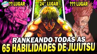 Ranking Completo das 65 Técnicas de Jujutsu Kaisen Qual é a Mais Forte [upl. by Xerxes575]