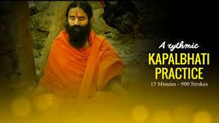 Rhythmic Music for Kapalbhati Practice  Baba Ramdev  Shining Forehead Breathing Exercise [upl. by Doralia621]