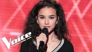 Yves Montand  Les feuilles mortes  Lilya  The Voice France 2018  Blind Audition [upl. by Elburt]