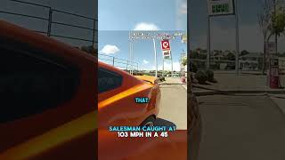 Car Salesman going 103 MPH pulled over by Police shorts [upl. by Ylera]