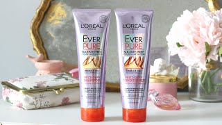 LOreal sulfate free shampoo and conditioner review [upl. by Blossom]