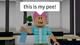 When you cant hold your pee meme ROBLOX [upl. by Shinberg]