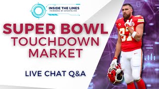 Super Bowl 58 Touchdown Prop Market Deep Dive Tonights NBA and CBB Model Value  Inside the Lines [upl. by Reiser]