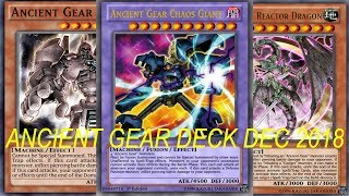 YGOPRO ANCIENT GEAR DECK DECEMBER 2018 [upl. by Atival]