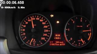 BMW 318d 295Hp590Nm STAGE 3 acceleration 0100kmh 516s [upl. by Einahpehs]