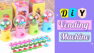 How to make cute vending machine at home  DIY vending machine [upl. by Haimarej403]