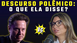 Janja Fala Demais Discurso Polêmico Sobre Elon Musk Repercute [upl. by Akaya]