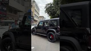 Alloys upgrade in Thar Roxx😰😱 trending car reels automobile yt thar travel funny gaming [upl. by Tremaine148]