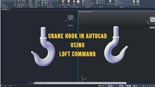 Autocad tutorials  Exercise 23 Crane hook in Autocad [upl. by Scholem]