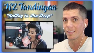 KZ Tandingan Reaction  quotRolling in the Deepquot Adele LIVE on Wish 1075 Bus [upl. by Hailey]