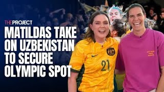 Matildas Take On Uzbekistan To Secure Olympic Spot [upl. by Cleopatre577]