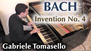 Bach  TwoParts Invention No4 in d minor piano [upl. by Adall]