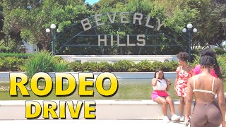 Rodeo Drive Beverly Hills en Explora Los Angeles walking tours 4k videos BeverlyHills Rodeodrive [upl. by Notsgnik]