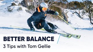 HOW TO SKI STEEPER SLOPES  3 Tips For Better Balance [upl. by Nika]