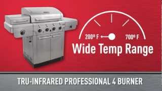 CharBroil TRUInfrared Professional Series 4 Burner Gas Grill [upl. by Whitaker]