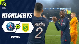 PARIS SAINTGERMAIN  FC NANTES 2  1  Highlights  PSG  FCN  20232024 [upl. by Nahshunn]