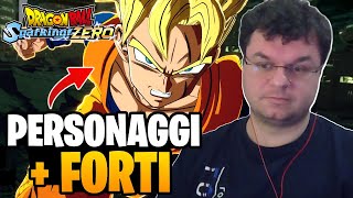 I PERSONAGGI più FORTI su DRAGON BALL SPARKING ZERO TIER LIST [upl. by Llenad687]